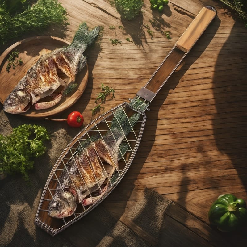 grilling net, grilling mesh, bbq grill net, portable grill net, Grilling fish net