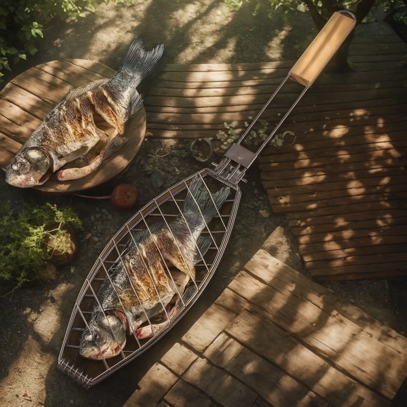 grilling net, grilling mesh, bbq grill net, portable grill net, Grilling fish net