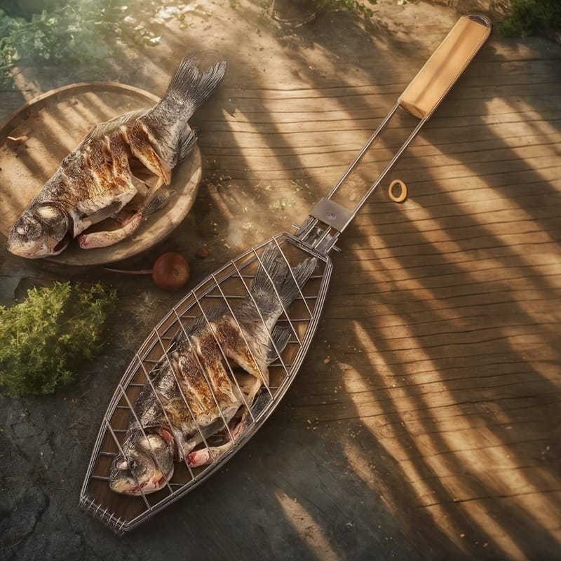 grilling net, grilling mesh, bbq grill net, portable grill net, Grilling fish net