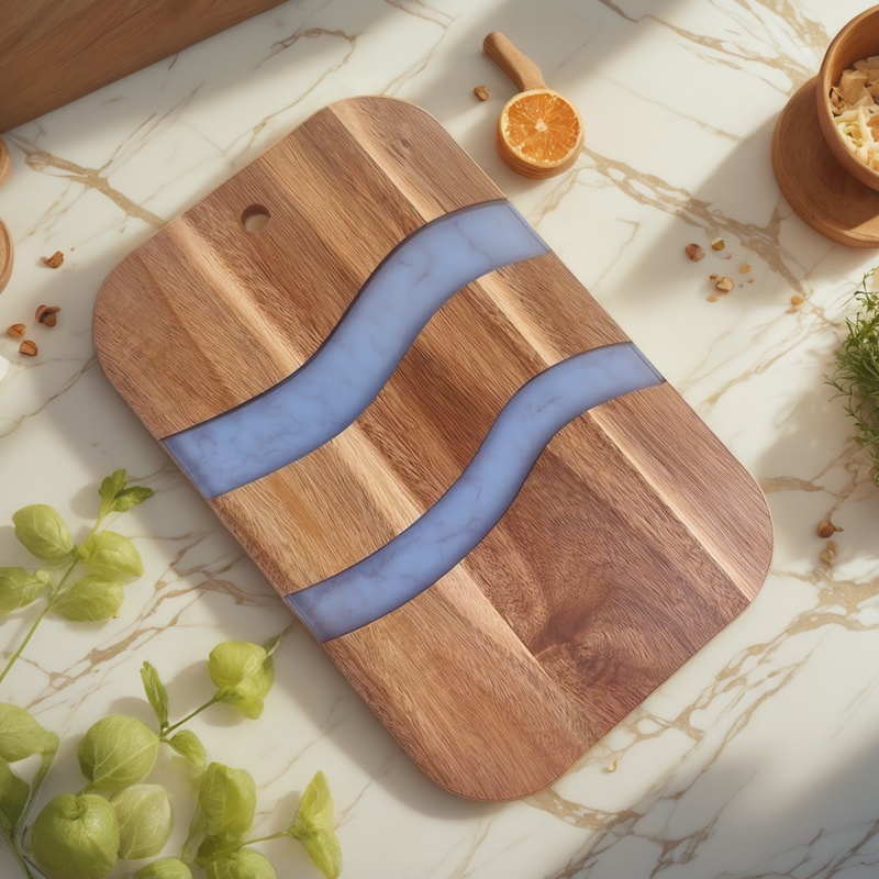 resin cutting board, epoxy resin cutting board, handmade resin cutting board, resin wood cutting board, unique resin cutting board, artisanal resin cutting board
