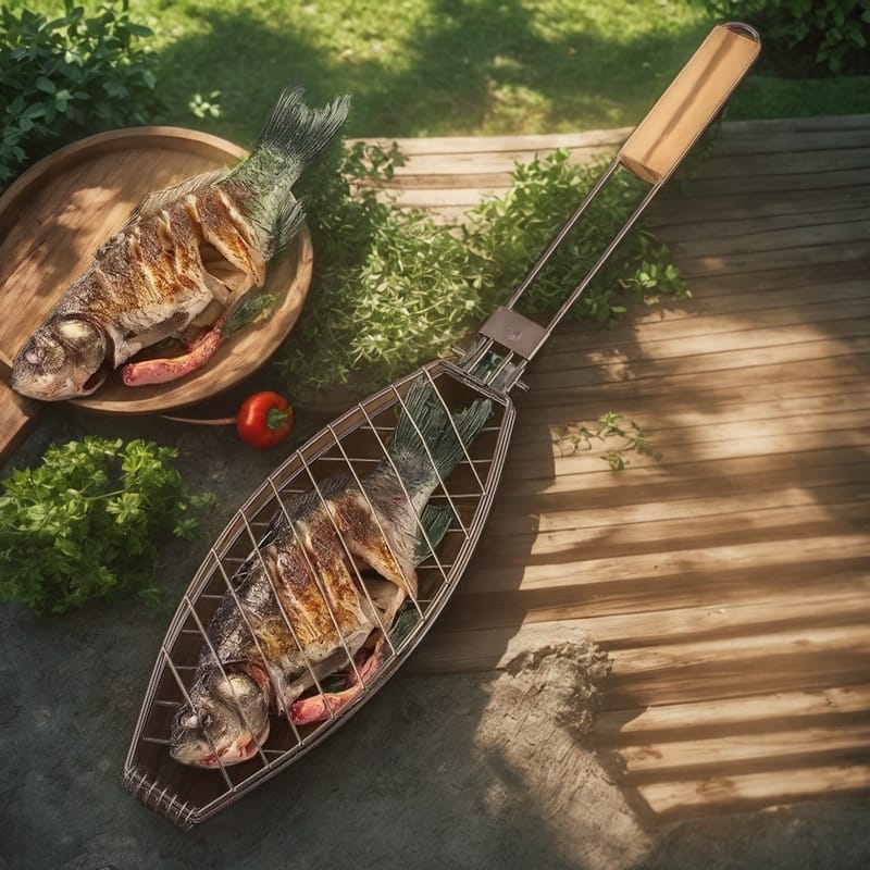 grilling net, grilling mesh, bbq grill net, portable grill net, Grilling fish net