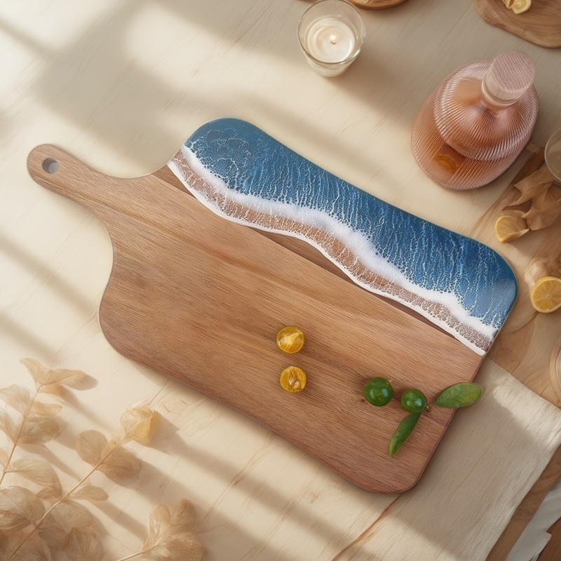 resin cutting board, epoxy resin cutting board, handmade resin cutting board, resin wood cutting board, unique resin cutting board, artisanal resin cutting board