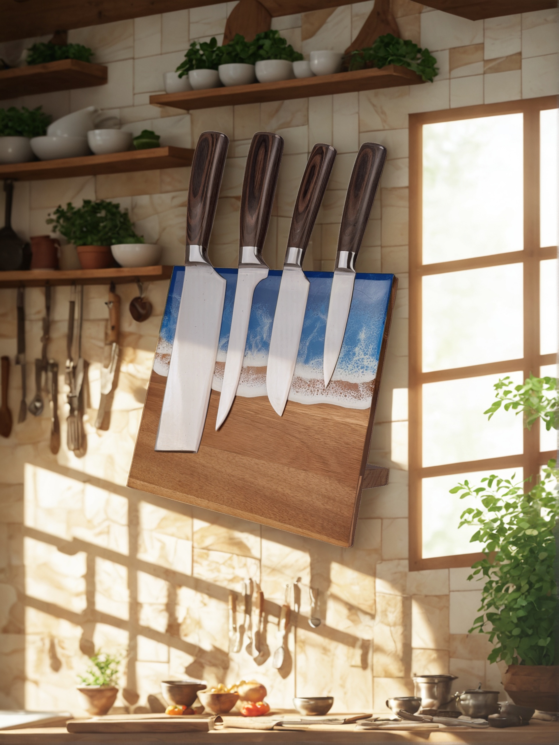 magnetic knife block, magnetic knife holder