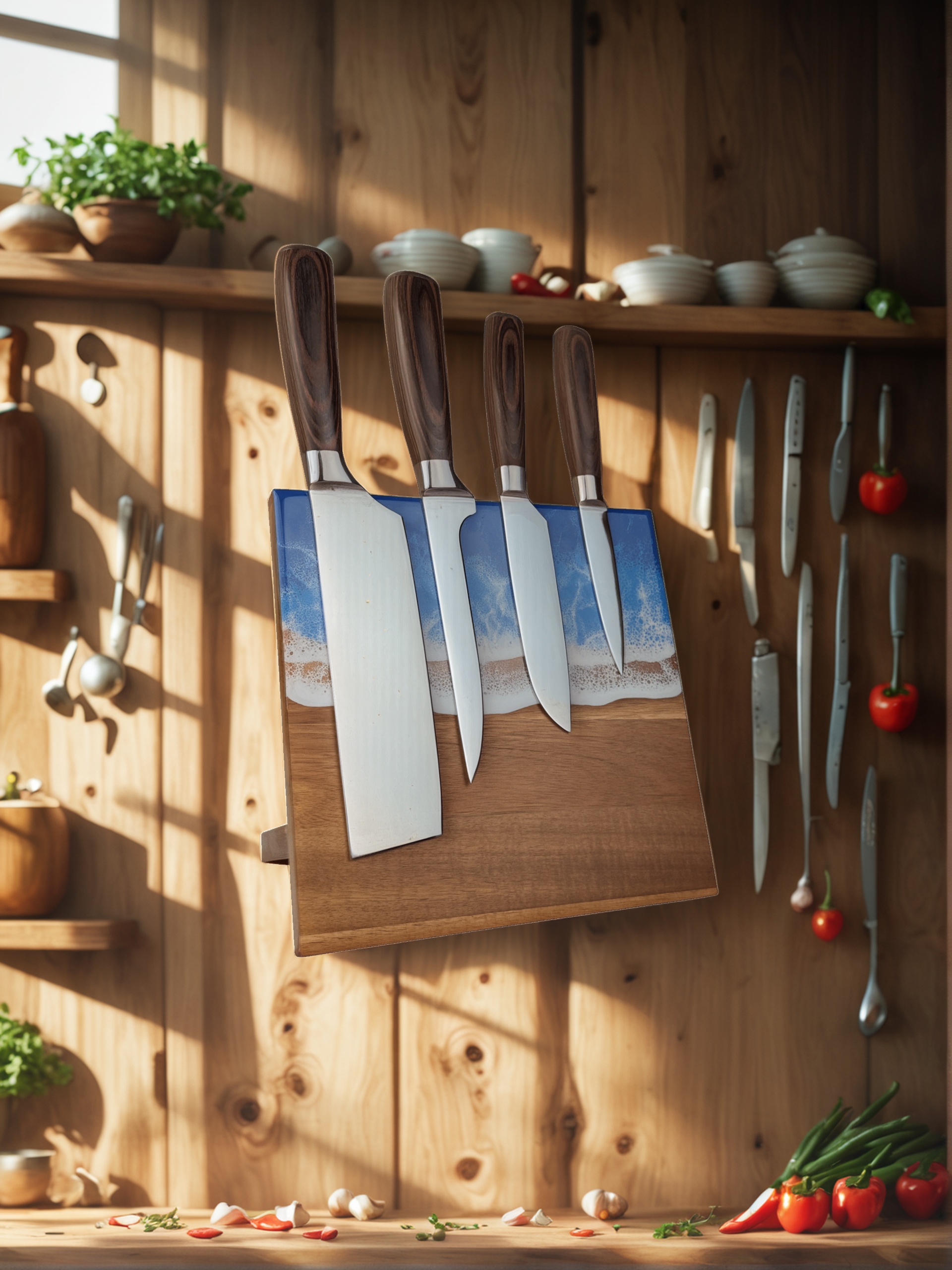 magnetic knife block, magnetic knife holder