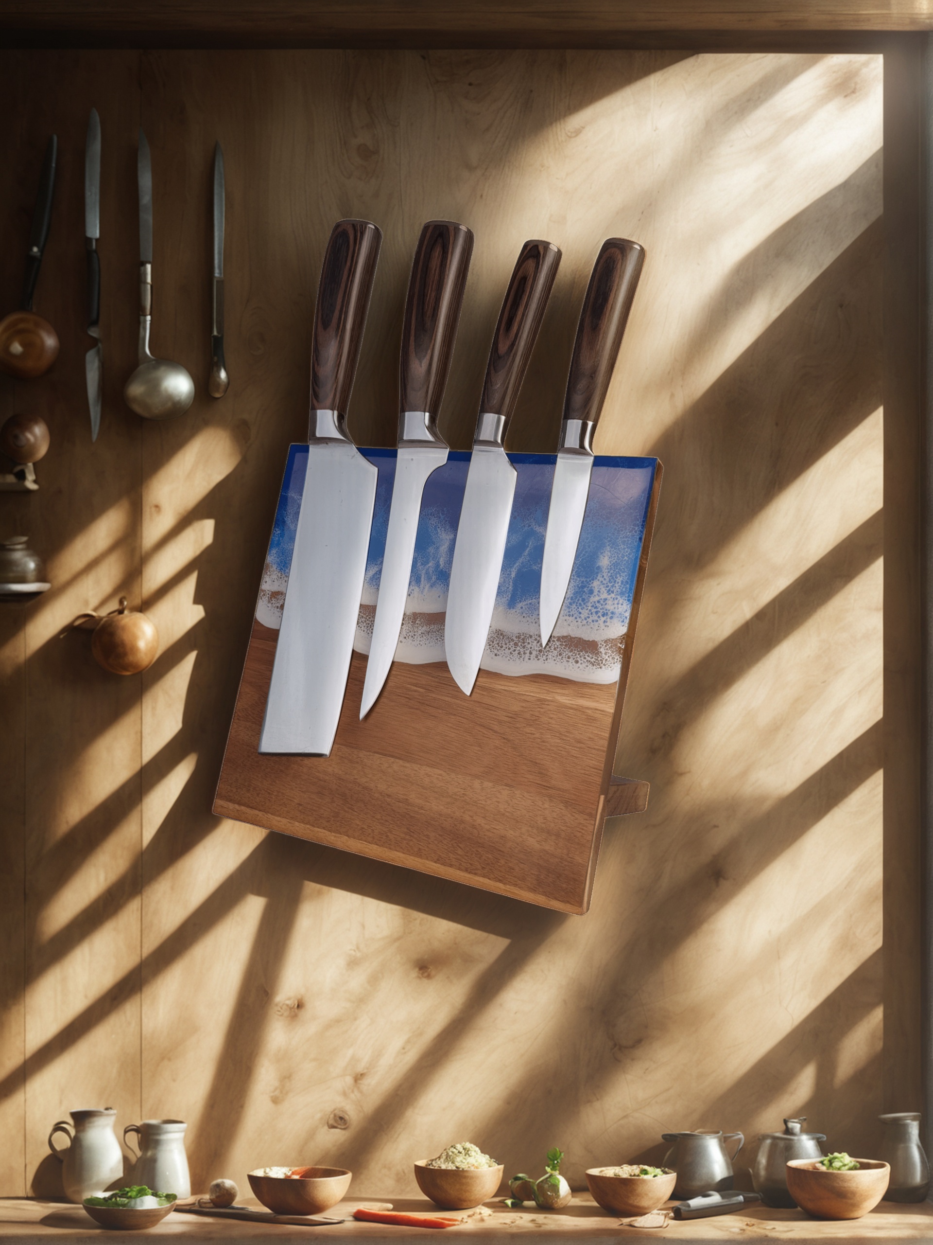 magnetic knife block, magnetic knife holder