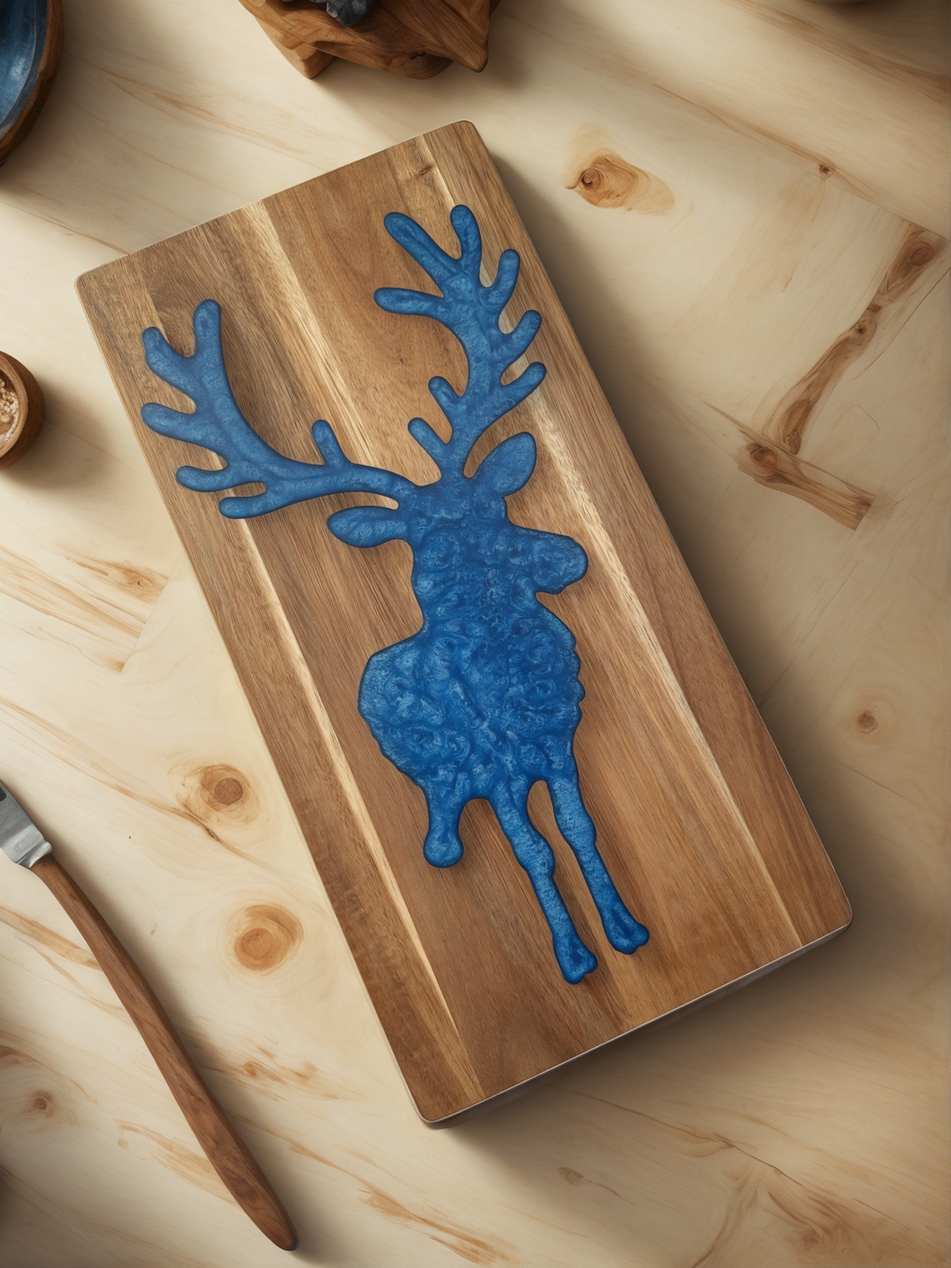 resin cutting board, epoxy resin cutting board, handmade resin cutting board, resin cheese board