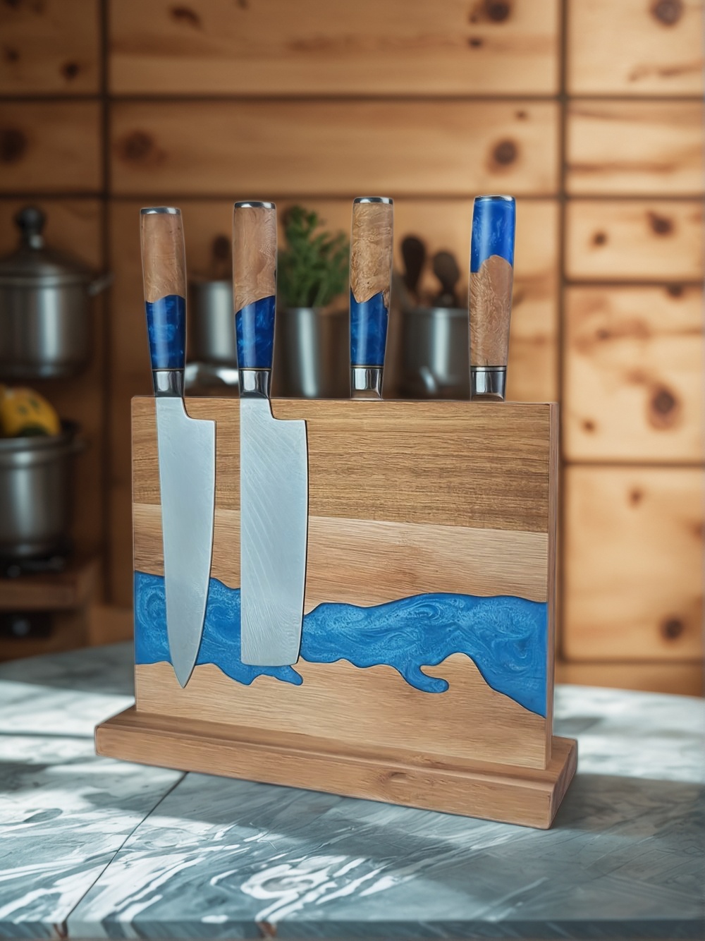 magnetic knife block, kitchen knife storage, magnetic knife holder, best magnetic knife block, space-saving knife block, wooden magnetic knife block, magnetic knife rack