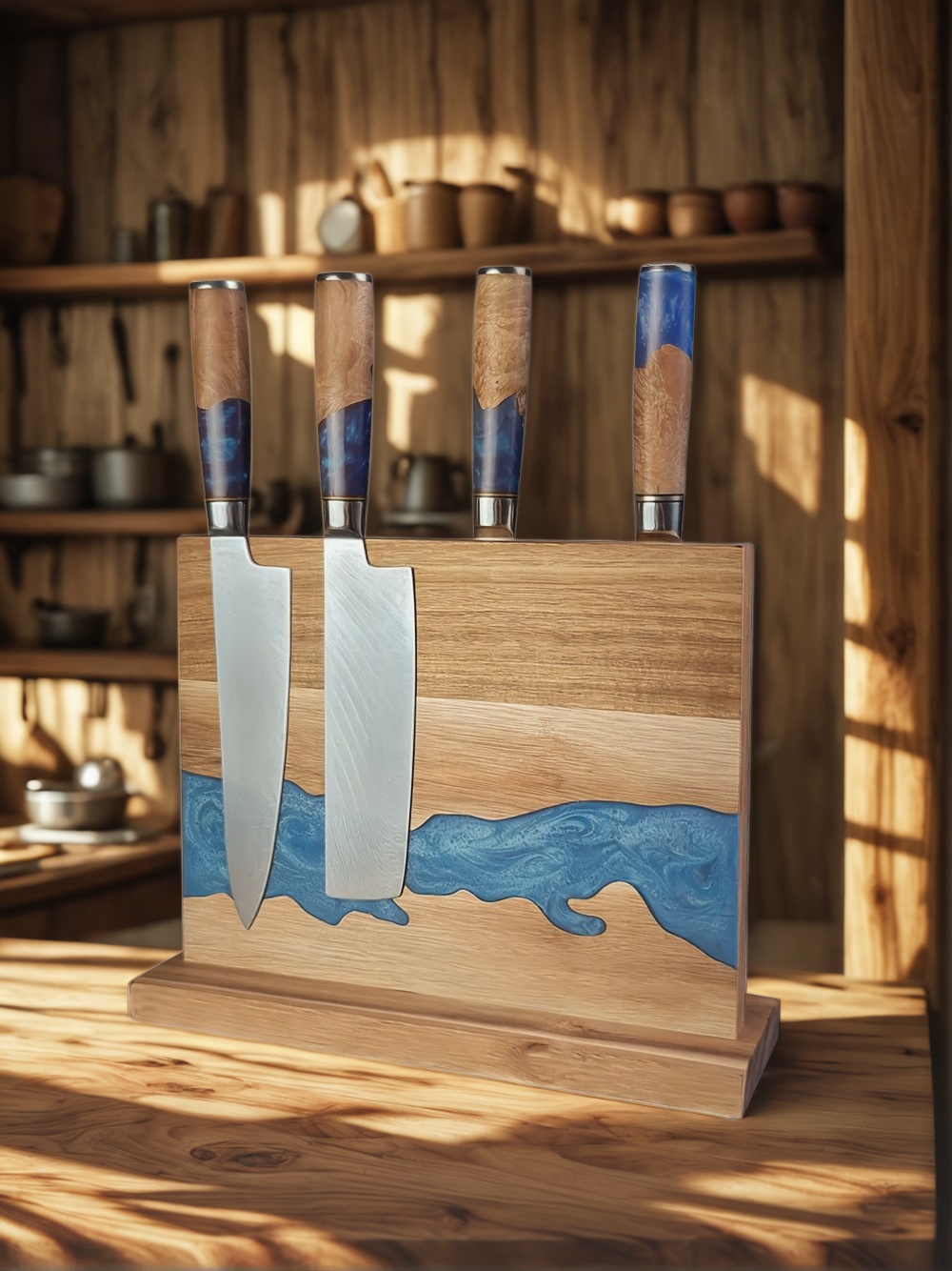 magnetic knife block, kitchen knife storage, magnetic knife holder, best magnetic knife block, space-saving knife block, wooden magnetic knife block, magnetic knife rack