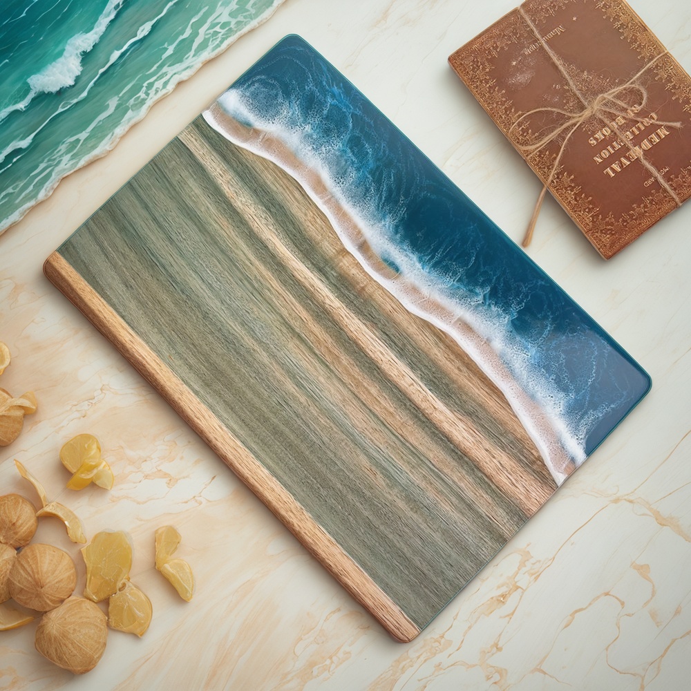 Resin Cutting Board, resin cutting board, epoxy resin cutting board, custom resin cutting board, handmade resin cutting board, unique resin boards