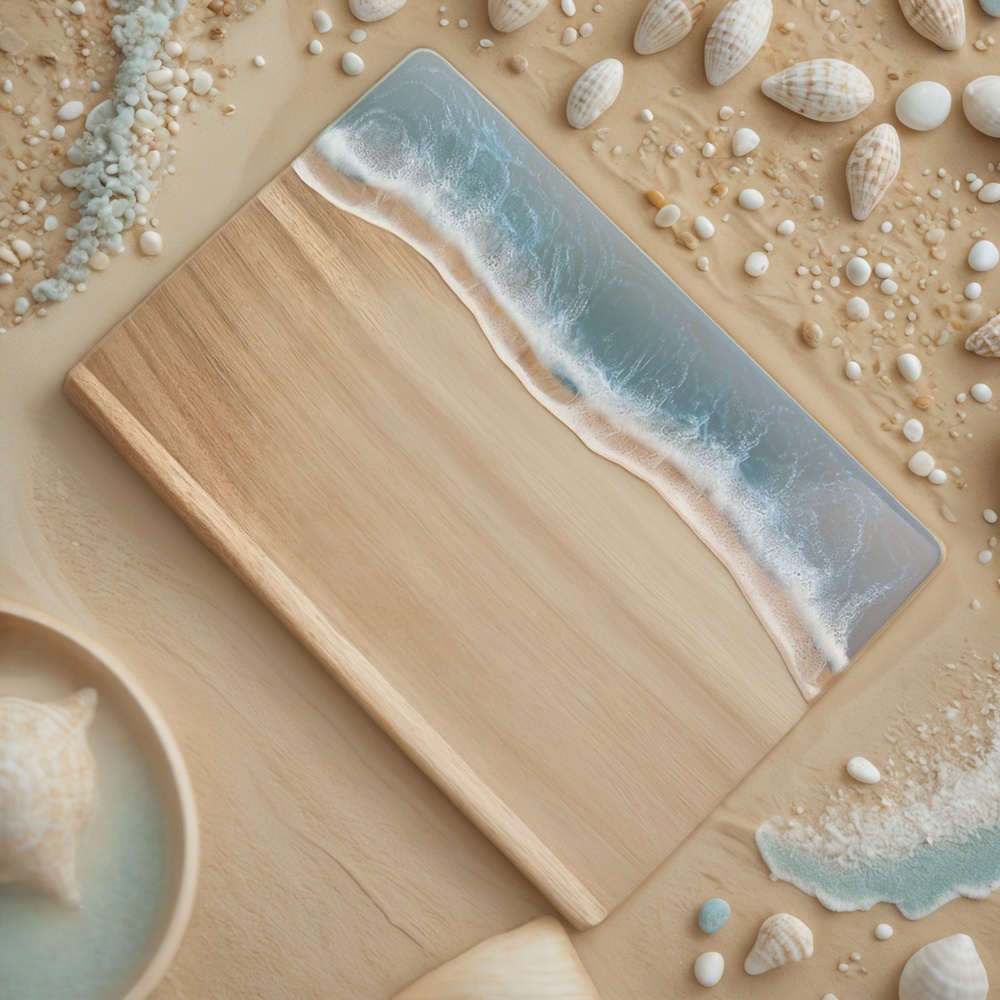 resin cutting board, epoxy resin cutting board, resin and wood cutting board