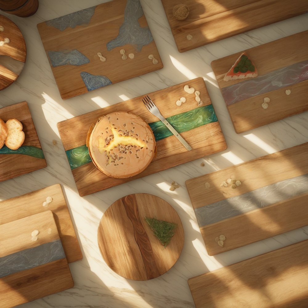 Resin Cutting Board, Artisan Resin Cutting Boards