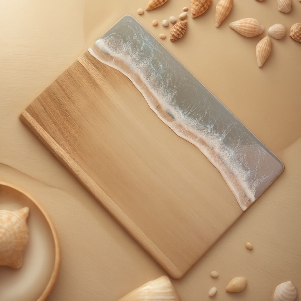 resin cutting board, epoxy resin cutting board, resin and wood cutting board