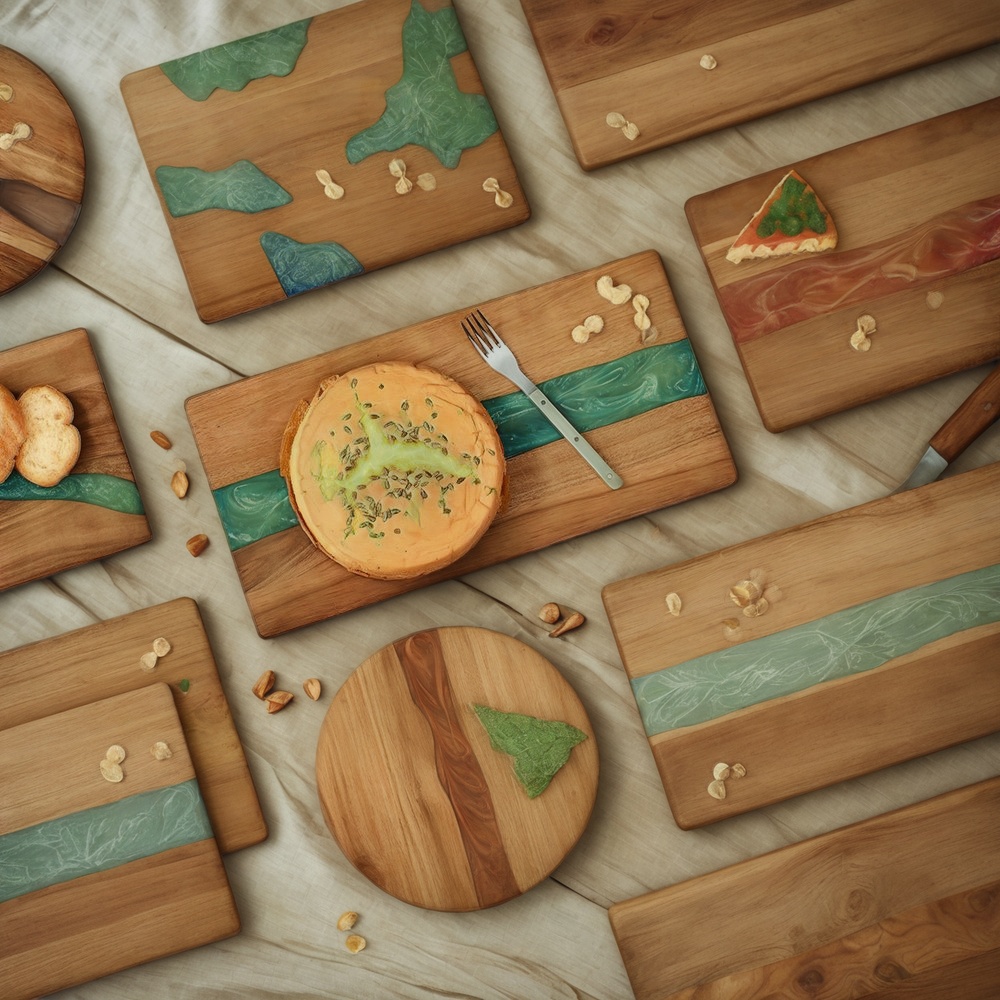 Resin Cutting Board, Artisan Resin Cutting Boards