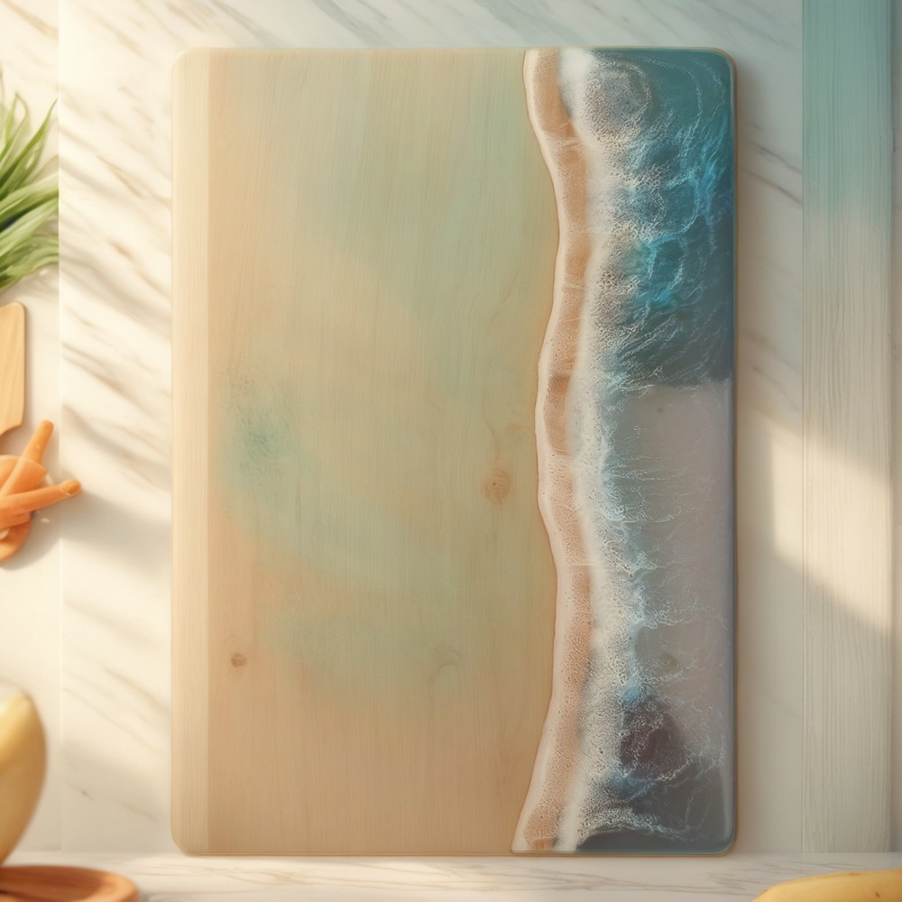 resin cutting board, epoxy resin cutting board, resin and wood cutting board