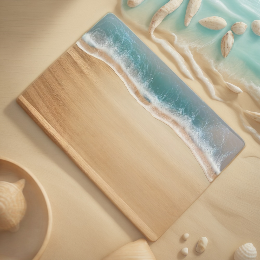 resin cutting board, epoxy resin cutting board, resin and wood cutting board