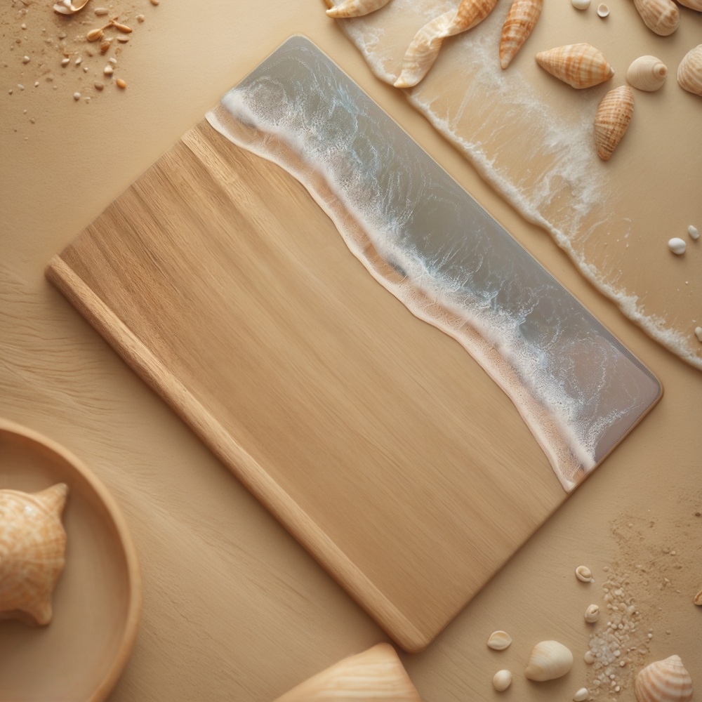 resin cutting board, epoxy resin cutting board, resin and wood cutting board